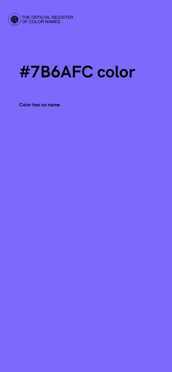 #7B6AFC color image