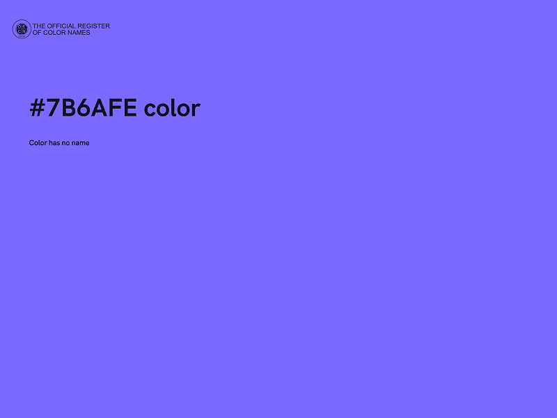 #7B6AFE color image