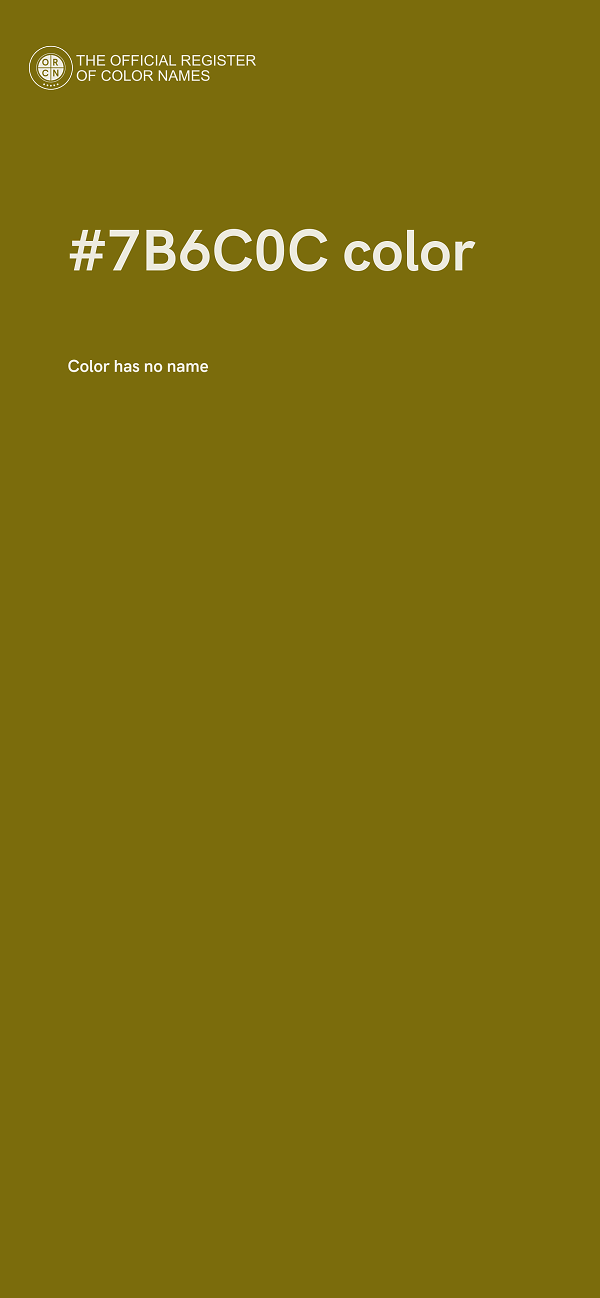 #7B6C0C color image