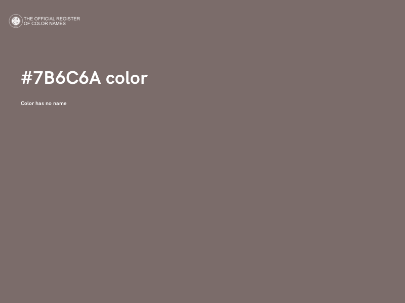 #7B6C6A color image