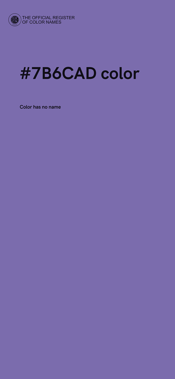 #7B6CAD color image