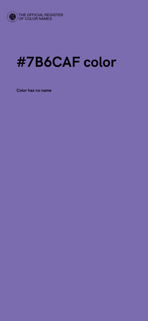 #7B6CAF color image
