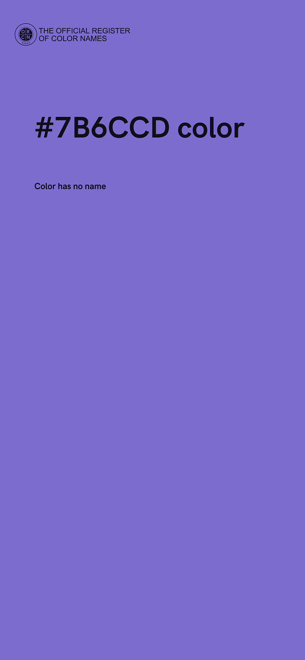 #7B6CCD color image