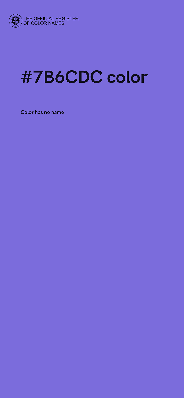 #7B6CDC color image