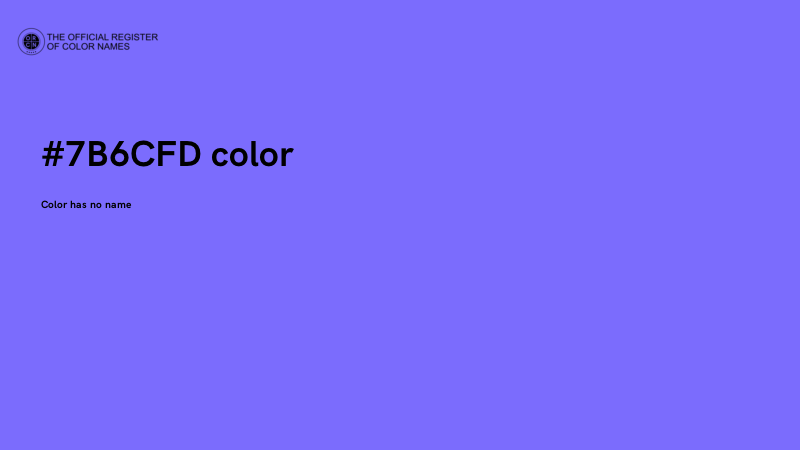 #7B6CFD color image