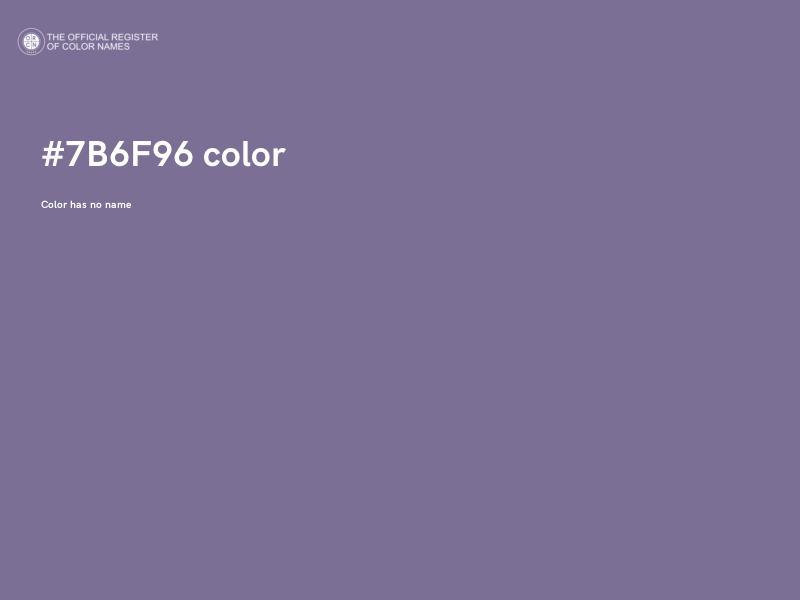 #7B6F96 color image