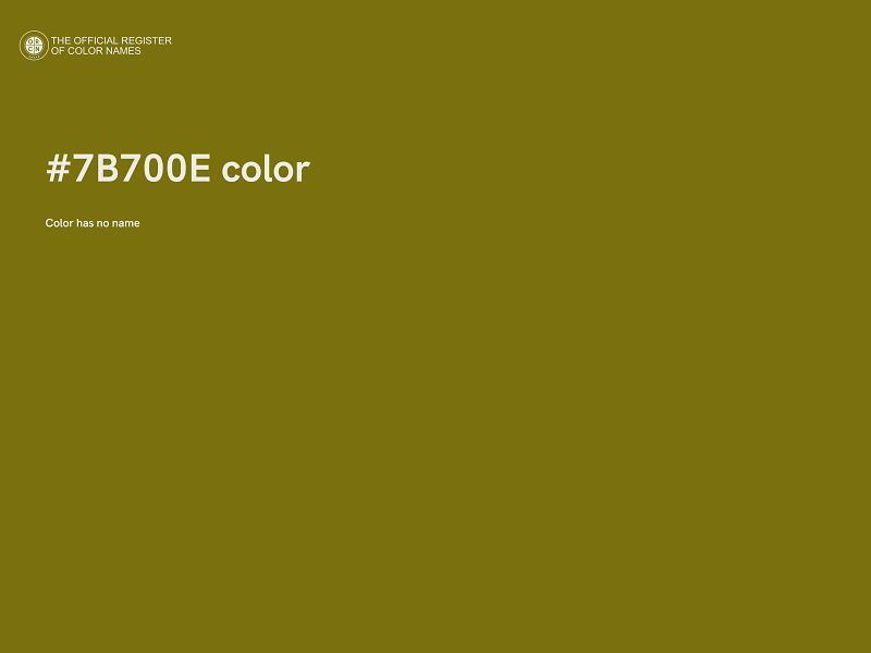 #7B700E color image