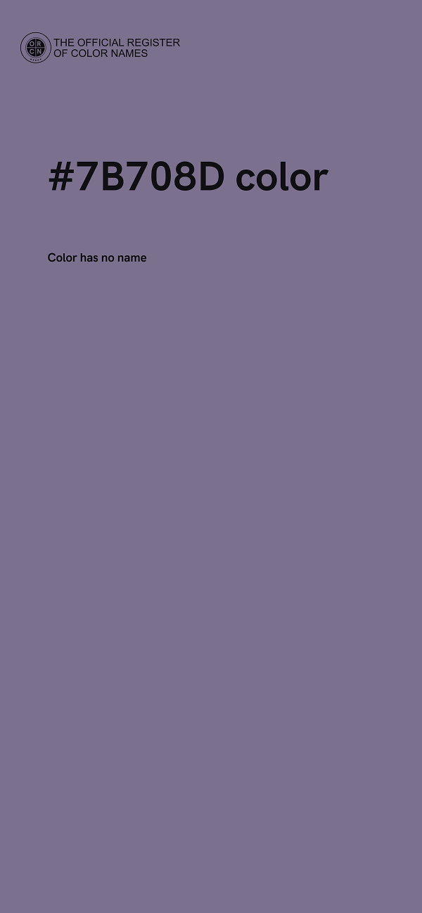 #7B708D color image