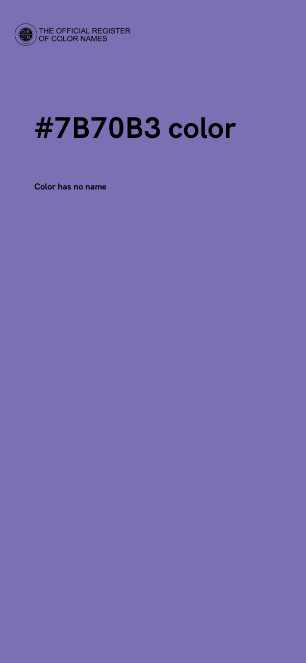 #7B70B3 color image