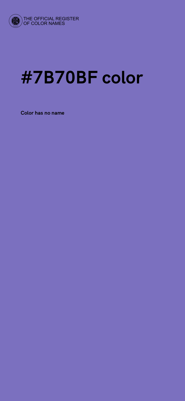 #7B70BF color image