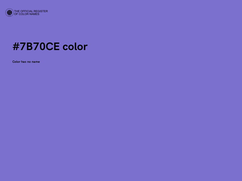 #7B70CE color image