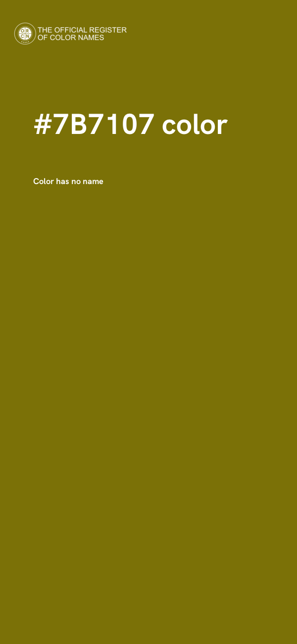 #7B7107 color image
