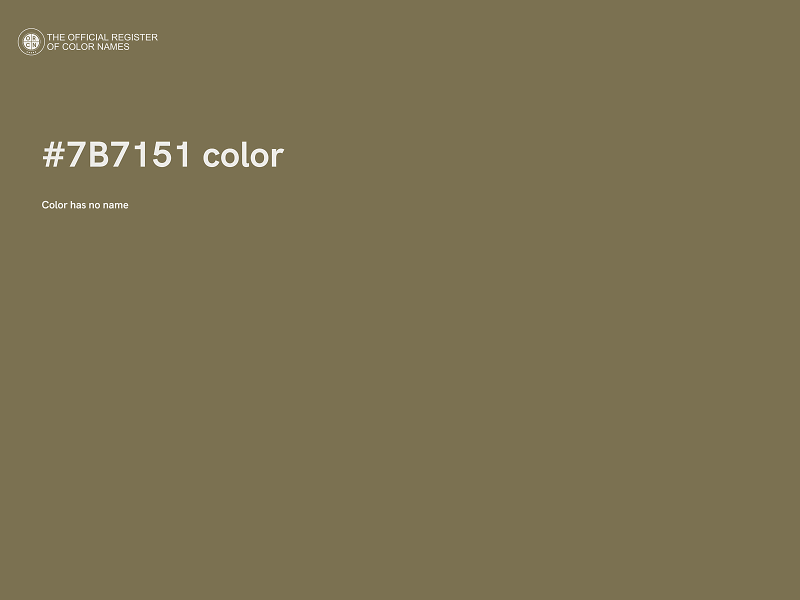 #7B7151 color image