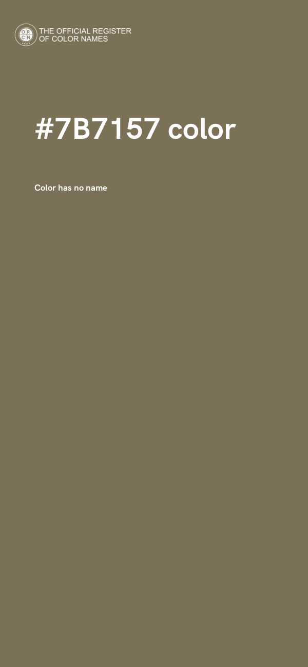 #7B7157 color image