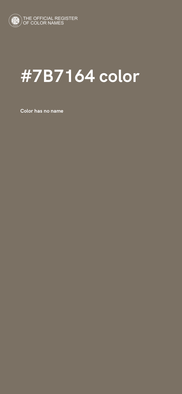 #7B7164 color image