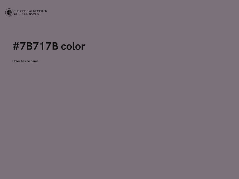 #7B717B color image