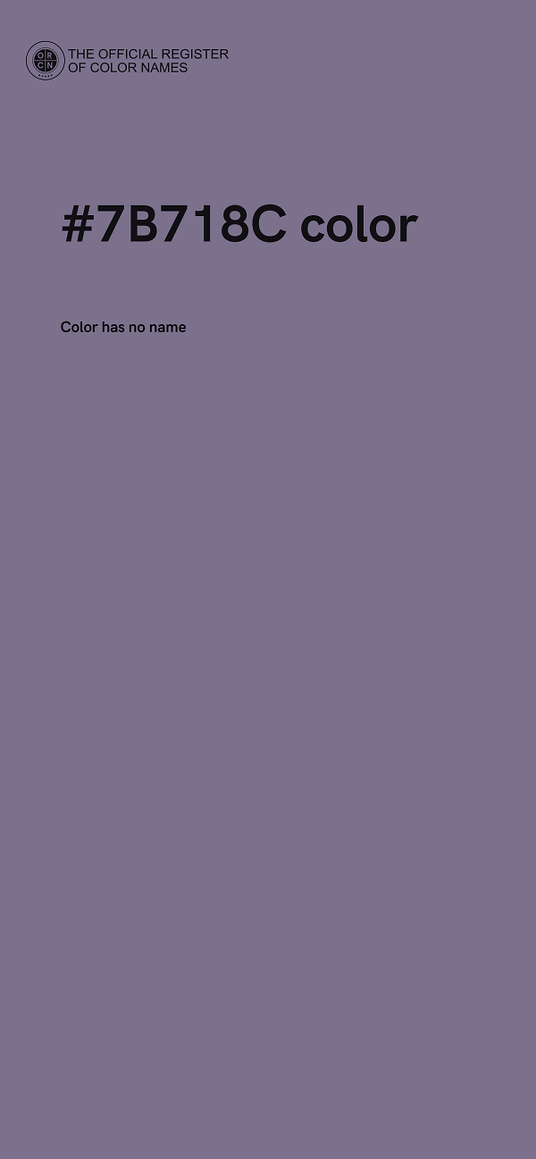 #7B718C color image