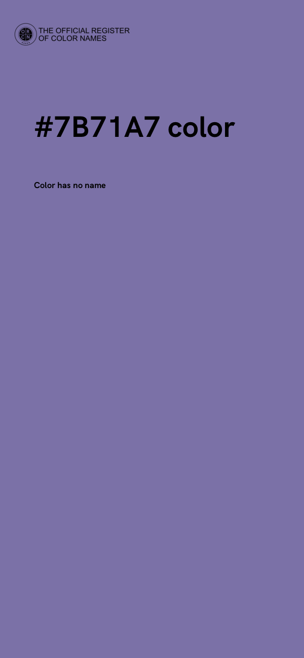 #7B71A7 color image
