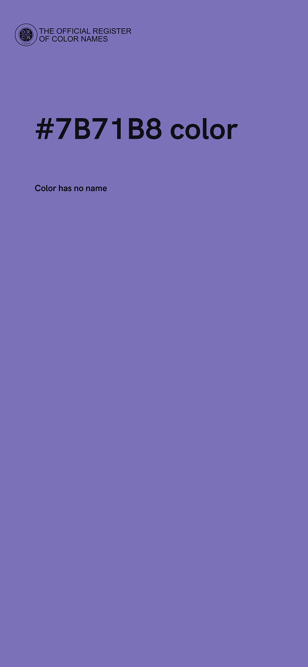 #7B71B8 color image