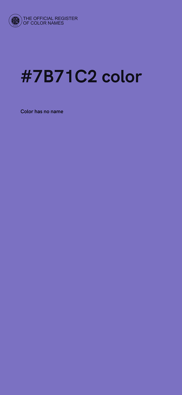 #7B71C2 color image