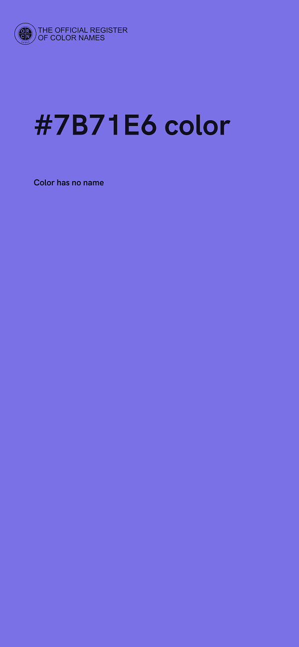 #7B71E6 color image