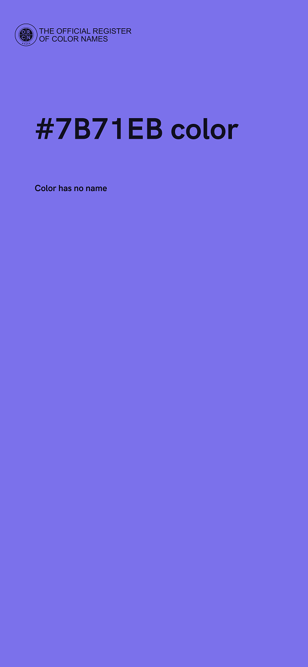 #7B71EB color image
