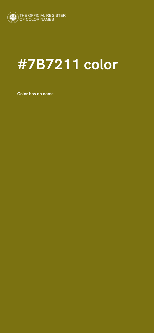 #7B7211 color image