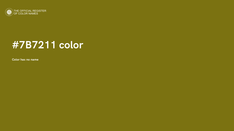 #7B7211 color image