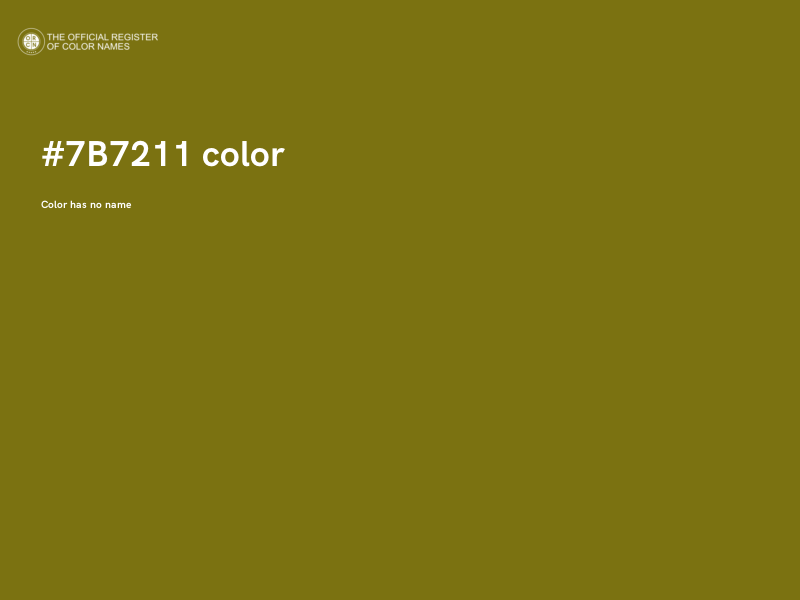 #7B7211 color image