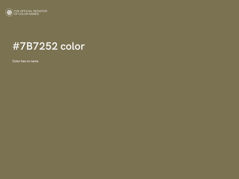 #7B7252 color image