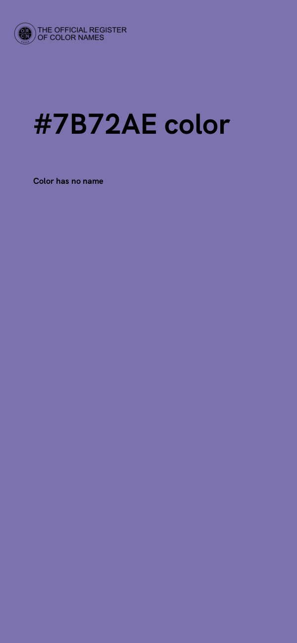 #7B72AE color image