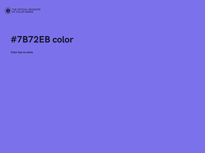 #7B72EB color image