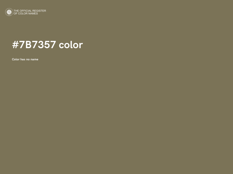 #7B7357 color image