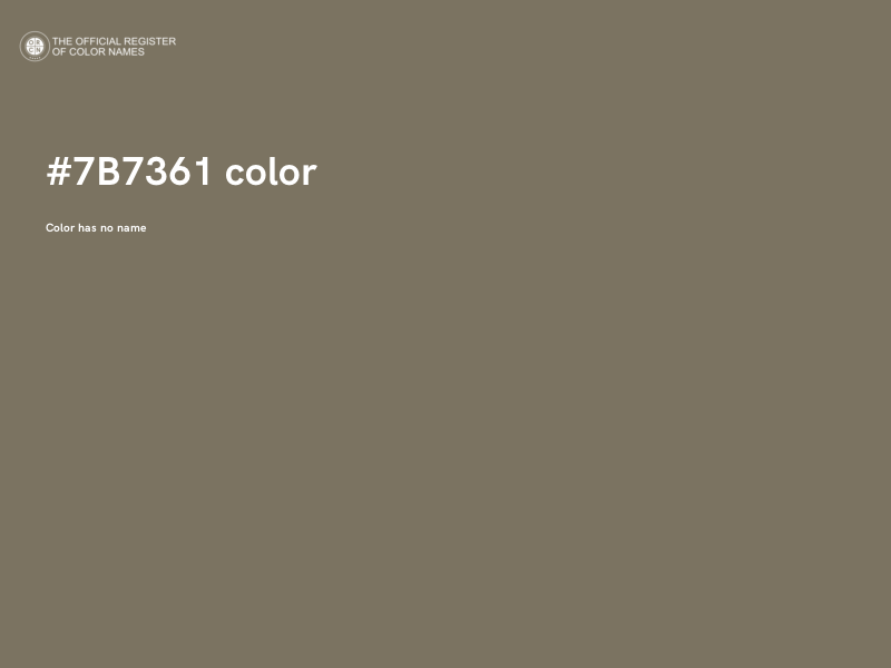 #7B7361 color image