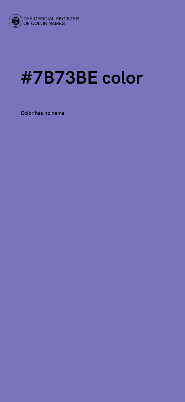 #7B73BE color image