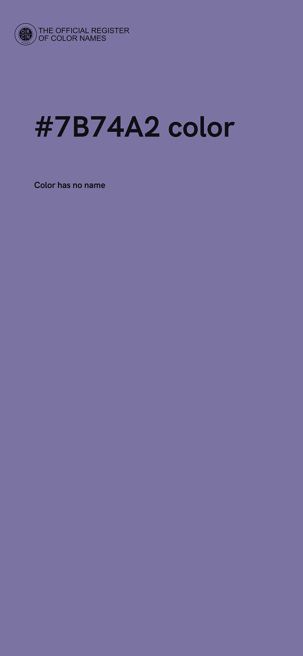 #7B74A2 color image