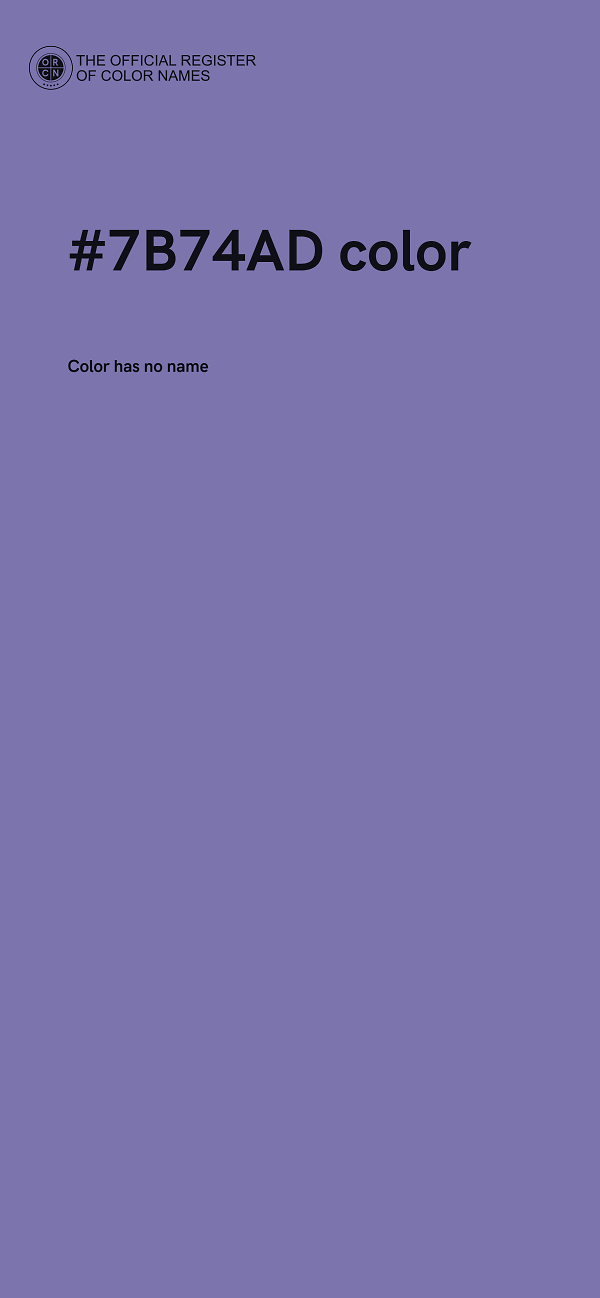 #7B74AD color image