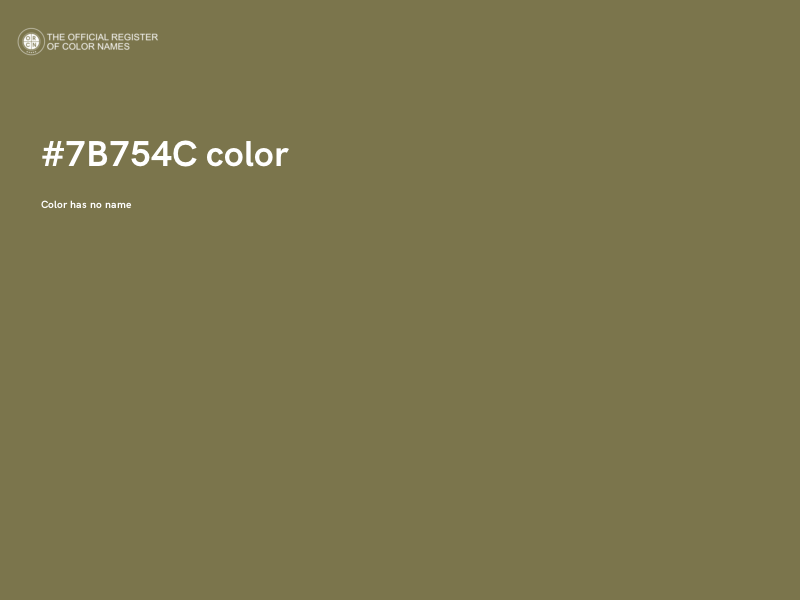 #7B754C color image