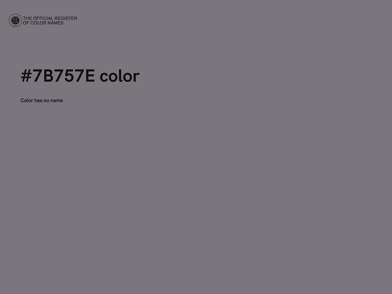 #7B757E color image