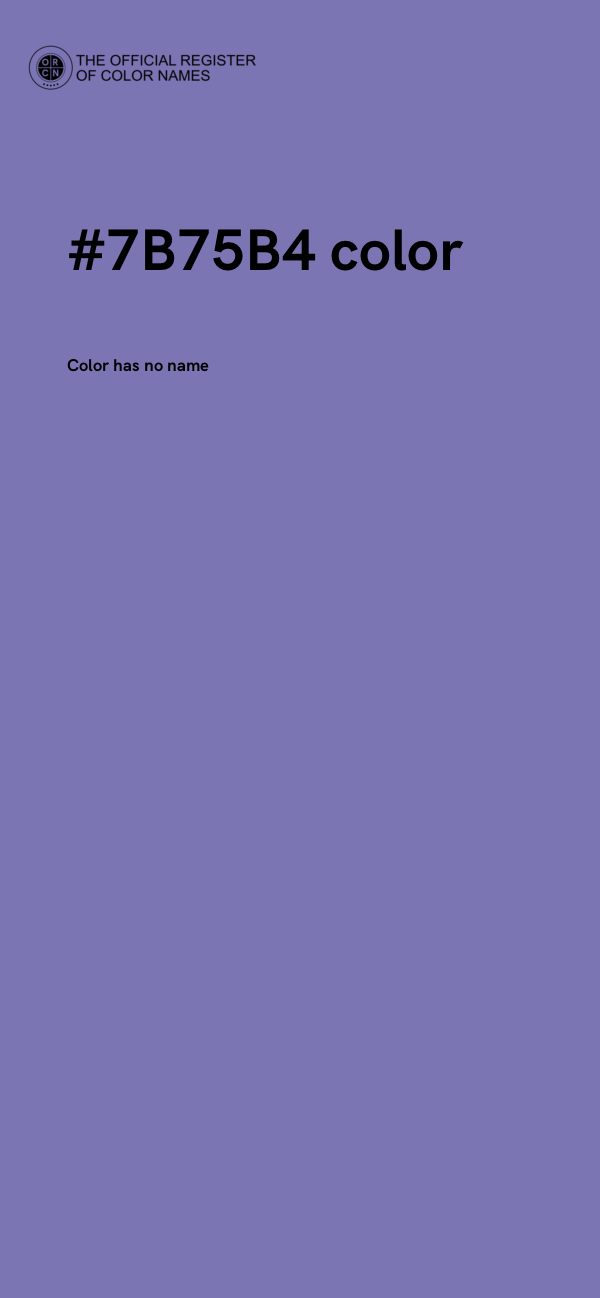 #7B75B4 color image