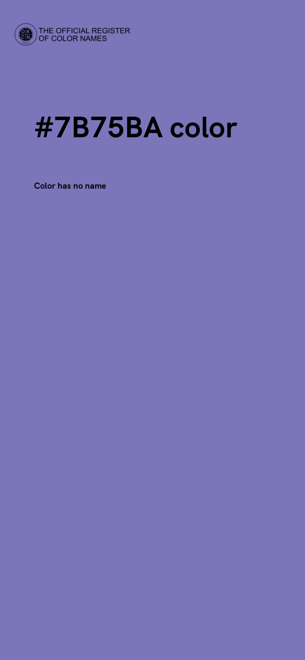 #7B75BA color image