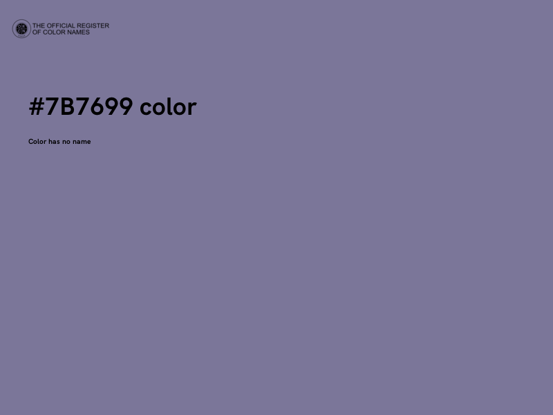 #7B7699 color image