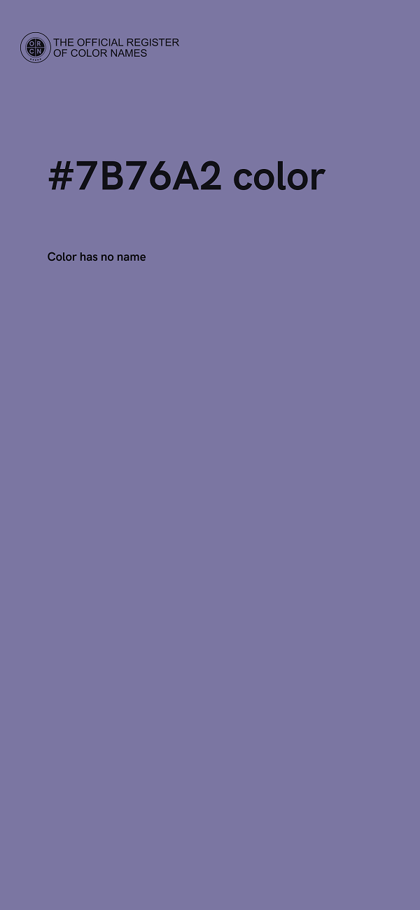 #7B76A2 color image