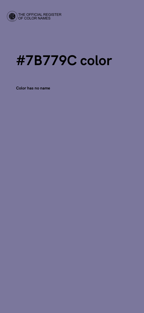 #7B779C color image