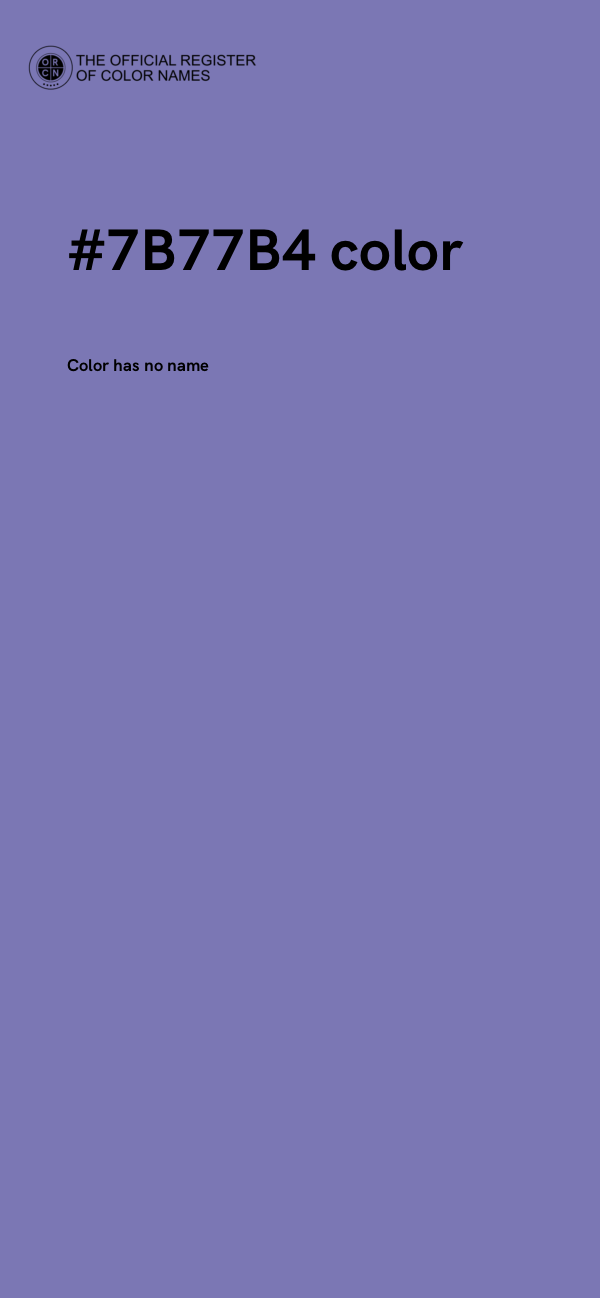 #7B77B4 color image