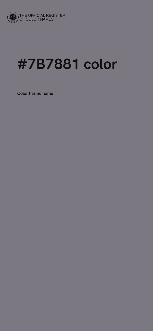 #7B7881 color image