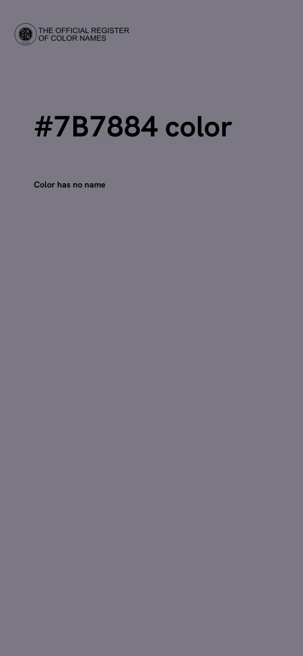 #7B7884 color image