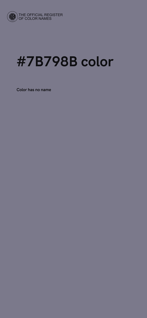 #7B798B color image