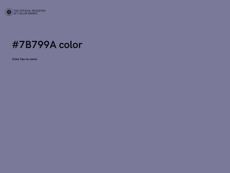 #7B799A color image