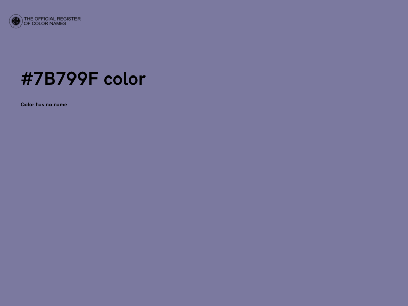 #7B799F color image